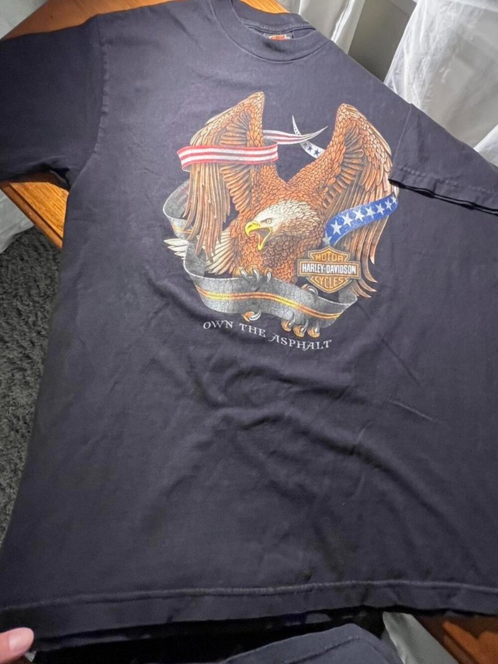 Y2K Biker Eagle Harley Davidson Tee